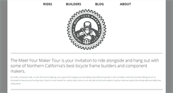 Desktop Screenshot of meetyourmakertour.com