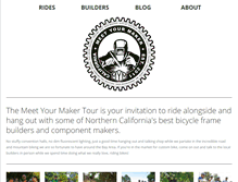 Tablet Screenshot of meetyourmakertour.com